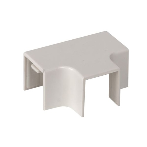 Угол T-образный (16х16) (4 шт) белый-Plast | код tchw-16-16x4 | EKF фото 2