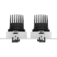 Рамка двойная ADJUSTABLE UGR/R бел./черн. СТ 2902000110