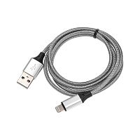 USB-Lightning кабель для iPhone/nylon/black-blue-yellow/1m/REXANT | код 18-4245 | REXANT