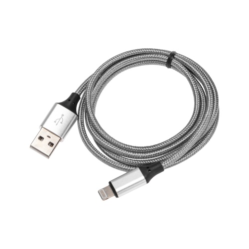 USB-Lightning кабель для iPhone/nylon/black-blue-yellow/1m/REXANT | код 18-4245 | REXANT