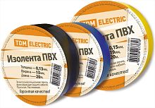 Изолента ПВХ профессиональная 0,18х19мм Черная 20м TDM | код SQ0526-0066 | TDM