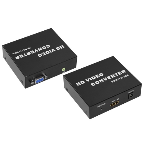 Конвертер HDMI на VGA + Стерео 3,5 мм, металл REXANT | код 17-6908 | REXANT
