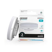 Лампа светодиодная Elementary GX53 6Вт 4100К 1/100 | Код. 83826 | Gauss