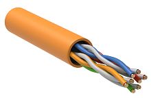 ITK Витая пара U/UTP кат.5E 4х2х24AWG solid LSZH нг(А)-HF оранжевый (305м) | код LC1-C5E04-127 | IEK