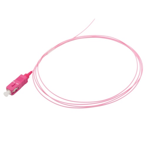 Пигтейл LANMASTER SC/PC, многомодовый OM4, 1.5 м | код LAN-PIG-SC/OM4-1.5 | LANMASTER