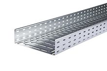 Лоток листовой кабельный LKS 830 FT RU, 85х300х3000 мм, S=0,7 мм, перфорированный, сталь, горячее оцинкование | код 6837593 | OBO Bettermann