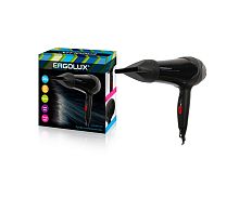 Фен ELX-HD07-С02 профессиональный 2100Вт 220-240В черн. | код 14137 | Ergolux