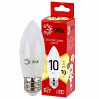 Лампа светодиодная LINE LED B35-10W-827-E27 R B35 10Вт свеча E27 тепл. бел. | Код. Б0052377 | ЭРА