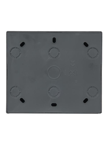 Розетка 4-м ОП LETO с заземл. закрытый корпус ПБТ графит LEZARD 752-3400-127BDP фото 3