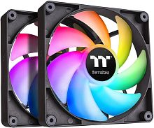 Вентилятор для корпуса Thermaltake CT140 ARGB 140х140x25 черный 4-pin 30.5дБ (упак.:2шт) (CL-F150-PL14SW-A) Ret | код 2009243 | THERMALTAKE