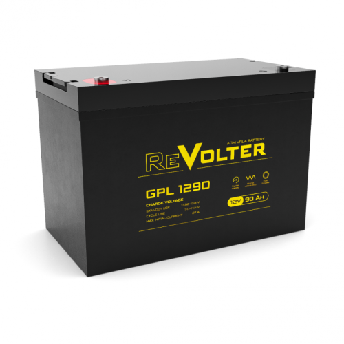 Аккумулятор REVOLTER GPL 1290 12/90 В/Ач | код 4614040030042 | REVOLTER