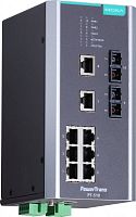 Коммутатор PT-510-SS-SC-24 IEC 61850-3 managed DIN-Rail switch, 8 x 10/100BaseT(X), 2 x 100BaseFX SM, SC connectors, 1 power supply (24 VDC), t:-40/+8 | код 00-06074504 | MOXA