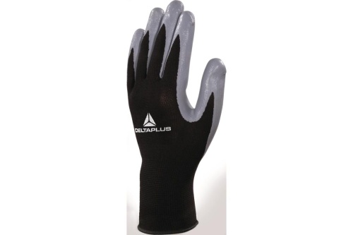 Перчатки полиэстеровые с нитрильным покрытием VE712 р.10 | код. VE712GR10 | Delta Plus Перчатки полиэстеровые с нитрильным покрытием VE712 р.10 | код. VE712GR10 | Delta Plus