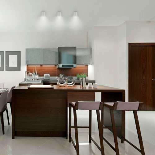 Светильник светодиодный Overhead 6Вт 4100К IP20 420лм 170-240В ДПО цилиндр накладной с рассеив. бел. GAUSS HD022 фото 5