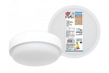 Светодиодный светильник LED ДПП 3901 18Вт 6500К IP65 белый круг 174*62 мм Народный | код SQ0366-0141 | TDM НАРОДНЫЙ