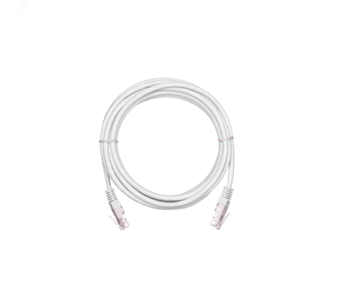 Шнур U/UTP 4 пары, Кат.5e, 2хRJ45/8P8C, T568B, медный, PVC, зеленый, 10м, 5шт. | код EC-PC4UD55B-BC-PVC-100-GN-5 | NETLAN