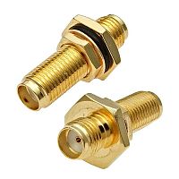 Разъём высокочастотный RUICHI SMA-SMA adapters, крепление гайка | код 105430 | Ruichi