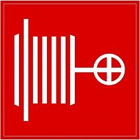 Самоклеящаяся этикетка: 150х150 мм² Пожарный кран | код. YPC10-POGKR-5-010 | IEK