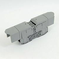 MRK 240B Силовой клеммник на DIN-рейку 240 мм.кв., болт., (серый) (2462) | код 1030116 | ONKA