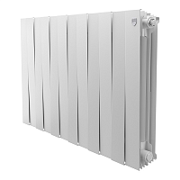 Радиатор биметаллический PianoForte Bianco Traffico 500 - 12 секций | код НС-1176323 | Royal Thermo