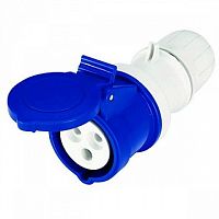 Розетка кабельная IP44 16A 2P+E 230V (упак. 10шт) | код. DIS3131643 | DKC