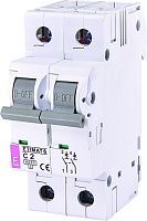 Автоматический выключатель ETIMAT 6 2p C 2A (6kA) | код 002143508 | ETI