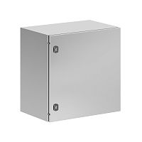 Корпус навесной STH с М/П из нержавеющей cтали AISI316 ВxШxГ 600x600x400 мм, с фланцем, IP66 | код R5STH0664F-316 | DKC