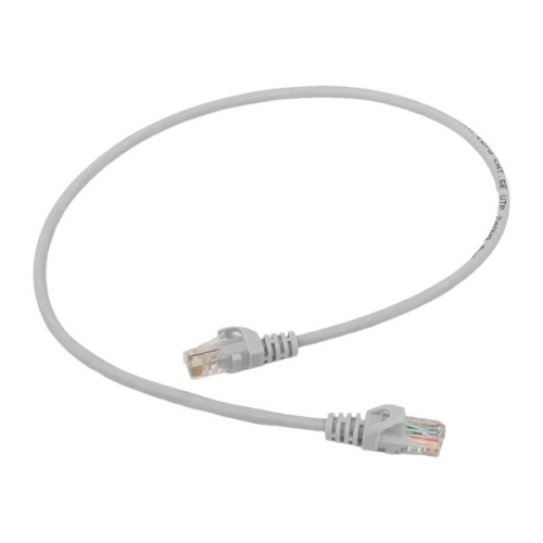 Патч-корд кат.5E UTP неэкранир. PVC сер. 0.5м TERACOM PRO | код TRP-5EUTP-PVC-05M-GY | EKF фото 2