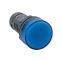 Лампа светосигнальная SB7 d22мм 230В AC син. моноблочная | код. SB7EV06MP | Systeme Electric