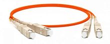 Патч-корд оптический TWT, PVC, дуплексный, SC/PC-SC/PC, MM 50/125, 5.0 м | код TWT-2SC-2SC/OM2-5.0 | TWT