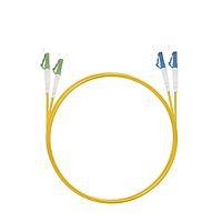 Cabeus FOP(d)-9-LC/APC-LC/UPC-3m Шнур оптический duplex LC/APC-LC/UPC 9/125 sm 3м LSZH | код 8044c | Cabeus