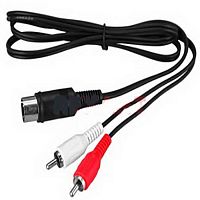 Аудио-видео шнур RUICHI DIN 5 Pin - 2 RCA, 1,5 м | код 113663 | Ruichi