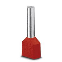 Кабельный наконечник AI-TWIN 2X1-12 RD | код 3240679 | PHOENIX CONTACT