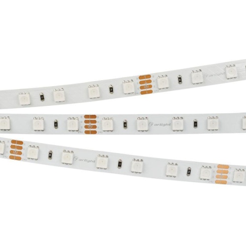 Лента светодиодная RT-B60-10mm 24V RGB 14.4Вт/м IP20 5060 открыт. | код 010367(2) | Arlight