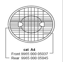 Аксессуар MVF403 FRONT REFLECTOR ASSY CAT A4 | код 996500005037 | PHILIPS