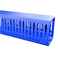 555 2560BL, KKD 2560, Перфорированный короб с крышкой, 25x60 (ШxВ) Синий | код 0.0.0.5.552560BL| KLEMSAN