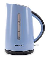 Чайник электрический Hyundai HYK-P2028 1.7л. 2200Вт голубой/серый корпус: пластик | код 1794318 | HYUNDAI