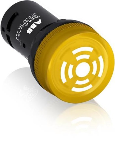 Зуммер CB1-612Y с пульсирующим сигналом, с подсветкой, жёлтый, 110-130 В DC CB1-612Y | код 1SFA619600R6123 | ABB