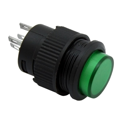 Кнопочный переключатель RUICHI R16-503AD-G с замком | код 83047 | Ruichi