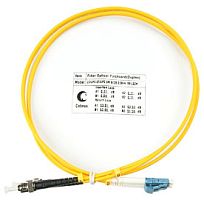 Cabeus FOP(d)-9-LC-ST-5m Шнур оптический duplex LC-ST 9/125 sm 5м LSZH | код 7527c | Cabeus