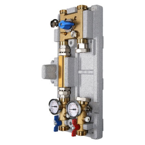 Насосная группа с байпасом и трехходовым клапаном для систем VARIMIX 1 1/4" - 3W-KV4 | код. VT.VAR20.G.07 | VALTEC