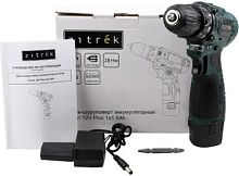 Дрель-шуруповерт Zitrek Green 12V Plus аккум. патрон:быстрозажимной (085-1013) | код 2058237 | ZITREK