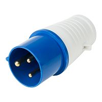 Вилка 023 переносная 2Р+РЕ 32А 220В IP44 REXANT | код 11-8903 | REXANT
