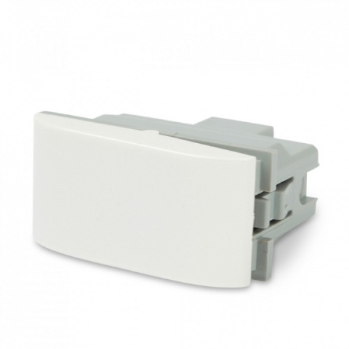Выключатель 1М 45x22.5мм белый, Hyperline M45/2-SW-WH | код 249956 | Hyperline