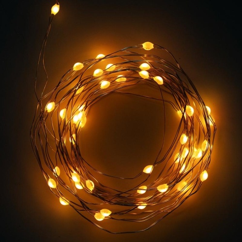 Гирлянда "Нить" ILDM048RGB-C-USB-RC 48 RGB минисветодиодов 4.8м с контроллером для помещений пульт SHLights 4690601049964 фото 7