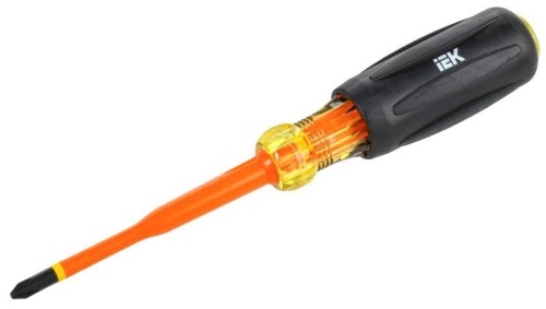 Отвертка диэлектрическая SLIM PH2х100 Т3 ARMA2L 5 | код A2L5-SC31-T3-PH-20-100 | IEK