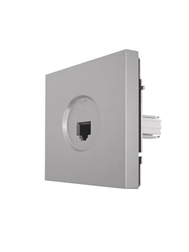 ZIMA Розетка компьютерная серый матовый 140 LEZARD | код 704-7488-140 | LEZARD