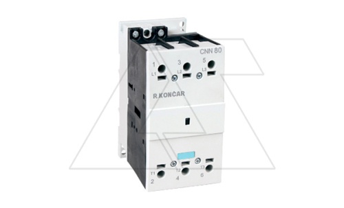 Контактор CNN 100 00 380/400V 50Hz 3P, 100A/(115A по AC-1), 55kW(400VAC), 380/400VAC | код EAC609033 | Rade Koncar