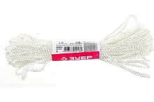 Веревка капроновая, d=4,0 мм, 20 м, 180 кгс, 6,5 ктекс | код 50204 | ЗУБР