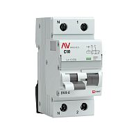 Дифференциальный автомат DVA-6 1P+N 10А (C) 30мА (AC) 6кА AVERES | код rcbo6-1pn-10C-30-ac-av | EKF